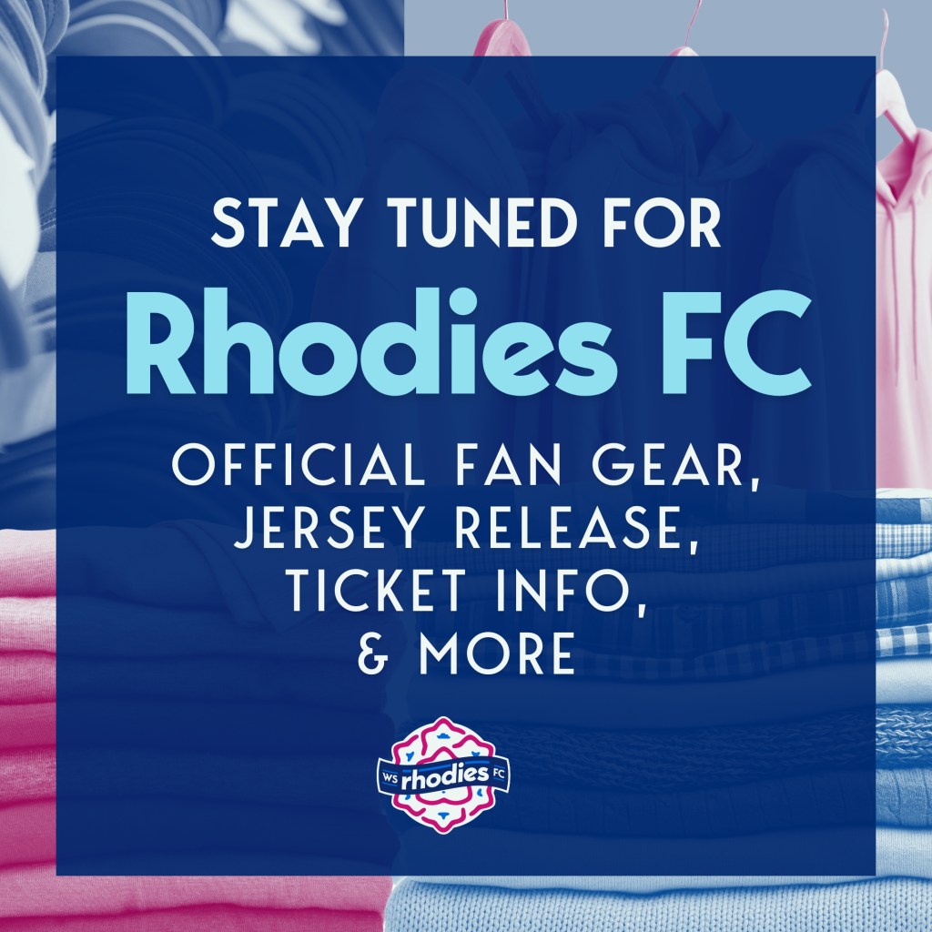 Stay tuned for Rhodies FC official fan gear, jersey release, ticket info, and more